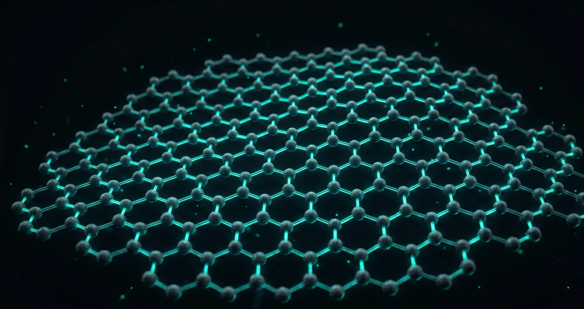 Hexagonal carbon lattice — graphene molecular structure